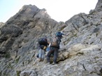 L'inizio della ferrata