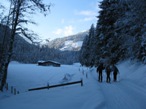 La partenza poco dopo il parcheggio della Steimberg Gasthaus