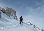 il piccolo traverso per aggirare la parte rocciosa