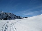 L'ampio pianoro del Gualdo andando in direzione della Croce Portera