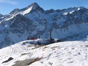 Una vista pi ad est della cima del Palon di Resy