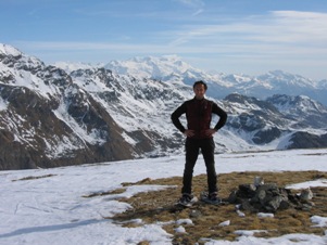 La cima del Monte Rascias