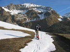 La partenza nei pressi del Rifugio Dondena