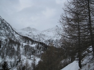 Il Corno del Lago visto dal vallone di San Grato