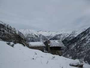 Lo sguardo verso la testata della Valle di Gressoney