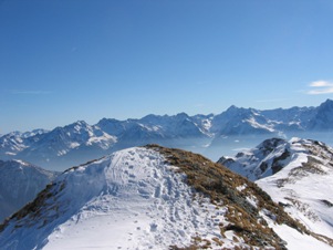 La cima del Col Chaleby