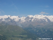 Val D'Ayas - Il Monte Rosa visto dalla cima dello Zerbion
