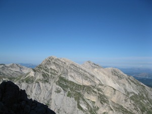 Il Pizzo d'Intermesoli visto dal Corno Piccolo