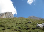 Ultime salite prima di giungere al rifugio ormai gi visibile