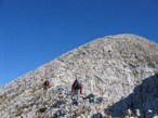 Nei pressi della cima