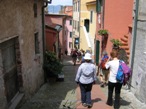 Lungo la via di tellaro che porta al piccolo porticciolo