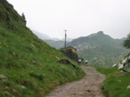 L'arrivo al Rifugio Calvi