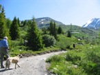 Il bivio ben segnalato per il rifugio