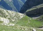Scendendo lungo la Val di Zocca, la piana sottostante il Rifugio Allievi-Bonacossa
