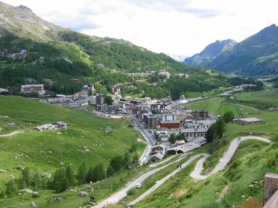 Sulla via del rientro a Cervinia