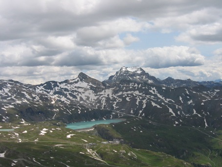 La veduta sul Plain Maison dall'Oriond