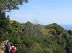 Arrivo alle prime casette sopra Portofino
