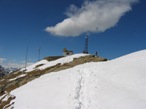 In vista della cima del Monte Camino