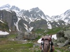 Il rifugio Margaroli ormai in vista
