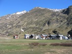 L'abitato di Riale visto dal parcheggio