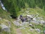 Il ponte in prossimit del rifugio