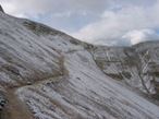 La parte finale della traccia sentieristica sottostante le Tre Cime, in prossimit della Forcella Col di Mezzo