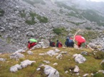 La discesa dalla Forcella