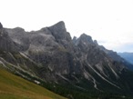 Vista panoramica (a sinistra) del sentiero da affrontare