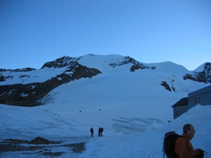 Il Castore 4221 m visto dal Rifugio Quintino Sella