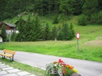 La partenza del sentiero da Gressoney