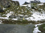 Il bivio che si incontra nei pressi dell'Alpe superiore di Contonerey, da qui si svolta a destra verso il Ciarcerio
