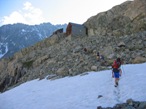 L'arrivo al rifugio.