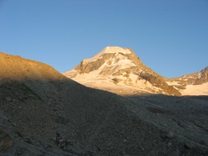 Il Ciarforon baciato dagli ultimi raggi di sole