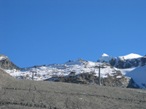 Il percorso che porta verso il colle del Teodulo