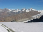 Il Versante svizzero del Colle del Teodulo