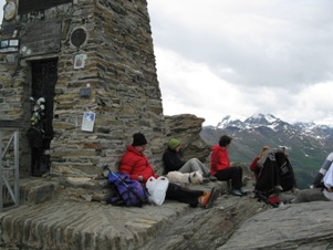 La cima del Monte Zerbion