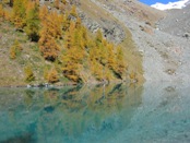 Lago blu in autunno - Val D'Ayas - AO